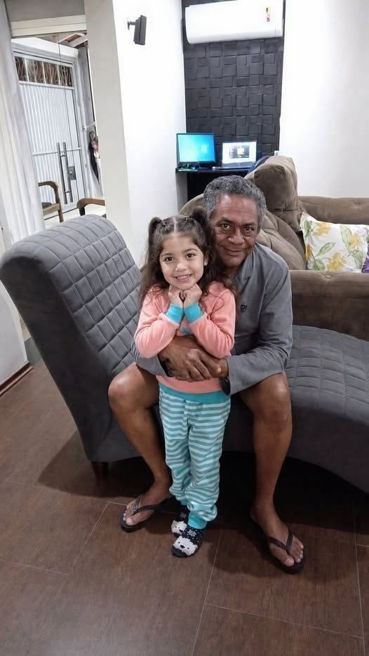 Grandpa would change my daughter’s clothes every day, and every time the time came for her bath, he would say,