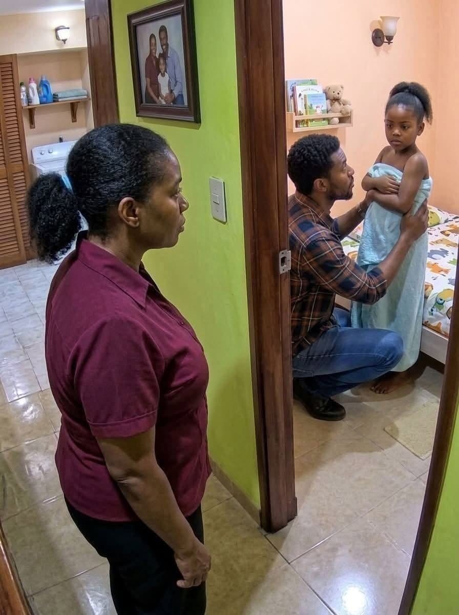 My daughter always remained silent whenever her stepfather bathed her… until one day I arrived home earlier than usual, and what I saw before my eyes left me paralyzed.